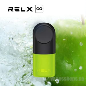 Relx Infinity Replacement Pod Cartridges 650 Puff # Crisp Green 1.8ml