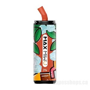 Max Miwu Coke Tin Disposable E-cigs 3600 Puff # Lemon Blacktea 3%