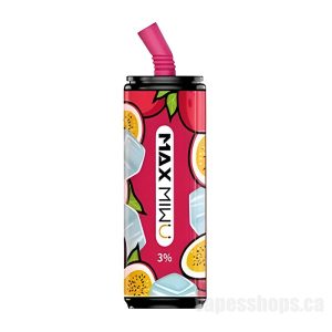 Max Miwu Coke Tin Disposable E-cigs # Passion Fruit Ice 3600 Puff