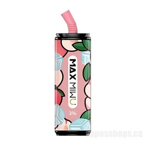 Max Miwu Coke Tin Disposable E-cigs 3600 Puff # Peach Popsicle 600mah