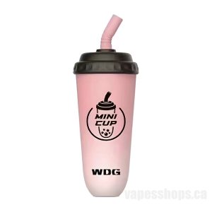 Wdg Mini Cup Disposable E-cigs 5000 Puff # Peach Soda 15ml