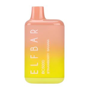 ELF BAR Disposable BC 5000 Puffs # Strawberry Banana