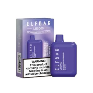 ELF BAR LB5000 Disposable Blueberry Raspberry Cherry 5000 Puffs