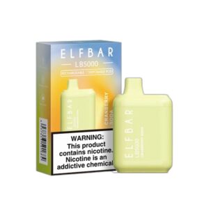 ELF BAR LB5000 Disposable Cranberry Soda 5000 Puffs 14ml