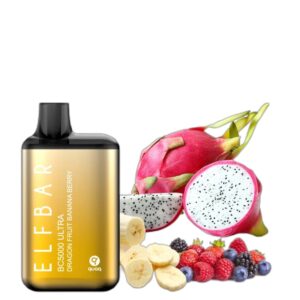 ELF BAR BC5000 Ultra Disposable Dragon Fruit Banana Berry 5000 Puffs 13ml