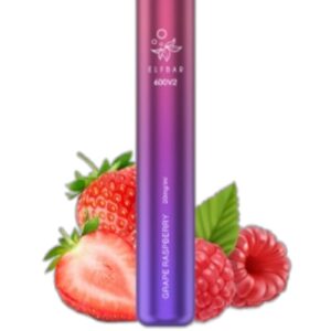 ELF BAR 600V2 Disposable 600 Puffs Grape Raspberry