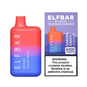 ELF BAR BC4000 Disposable Sakura Grape 4000 Puffs