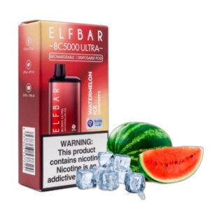 ELF BAR BC5000 Ultra Disposable 5000 Puffs Watermelon Ice 13ml